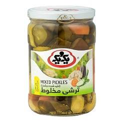 ترشی مخلوط 640 گرم یک ویک